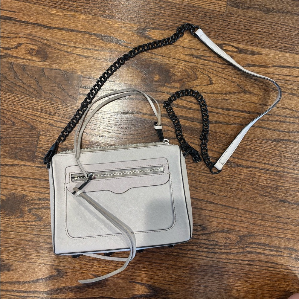 Rebecca Minkoff White Leather Crossbody Bag
